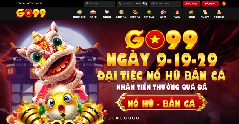 GO99 cung cấp nhiều nhóm trò chơi khác nhau.